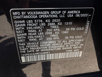 2024 Volkswagen Atlas Cross Sport 2.0T SEL Premium R-Line