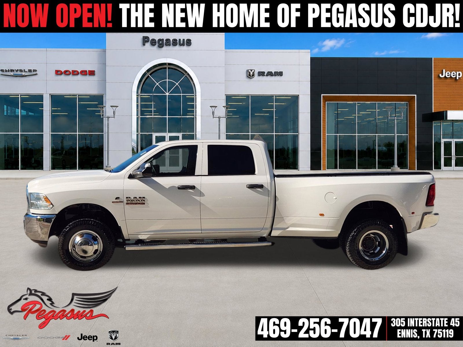 2017 RAM Ram 3500 Tradesman Crew Cab 4x4 8' Box