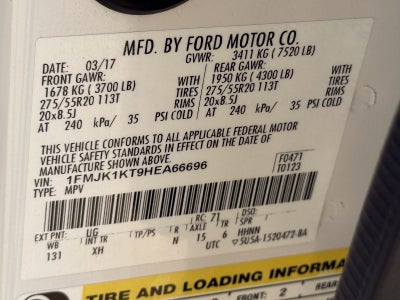 2017 Ford Expedition EL Limited