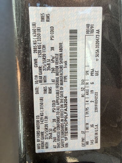 2020 Ford F-150 XL