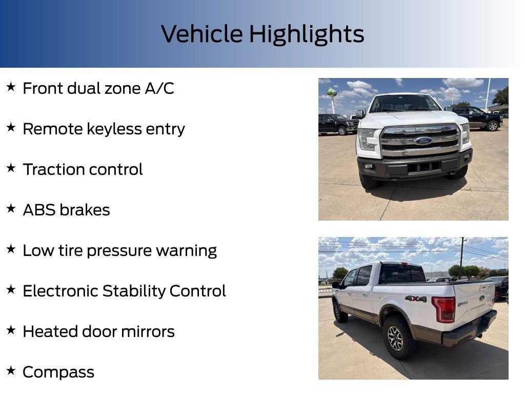 2016 Ford F-150 Lariat