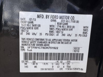 2013 Ford F-150 XLT