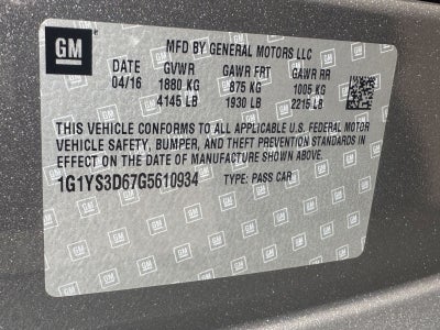 2016 Chevrolet Corvette Z06 2LZ