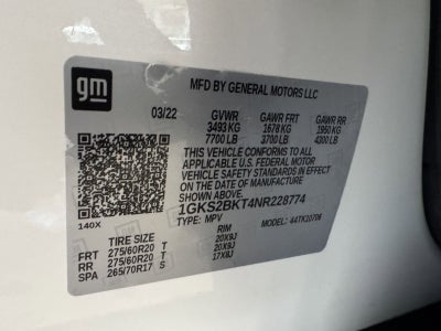 2022 GMC Yukon SLT