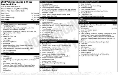 2024 Volkswagen Atlas 2.0T SEL Premium R-Line