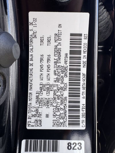 2023 Toyota Tacoma SR V6