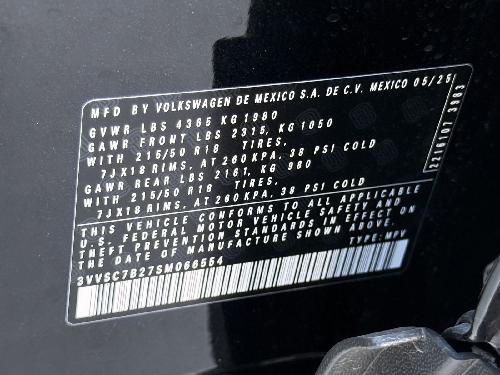 2025 Volkswagen Taos 1.5T SE