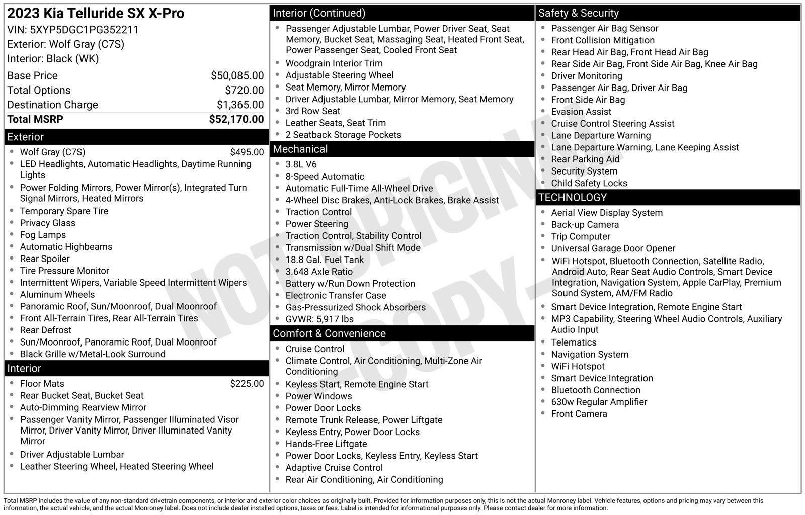 2023 Kia Telluride SX X-Pro