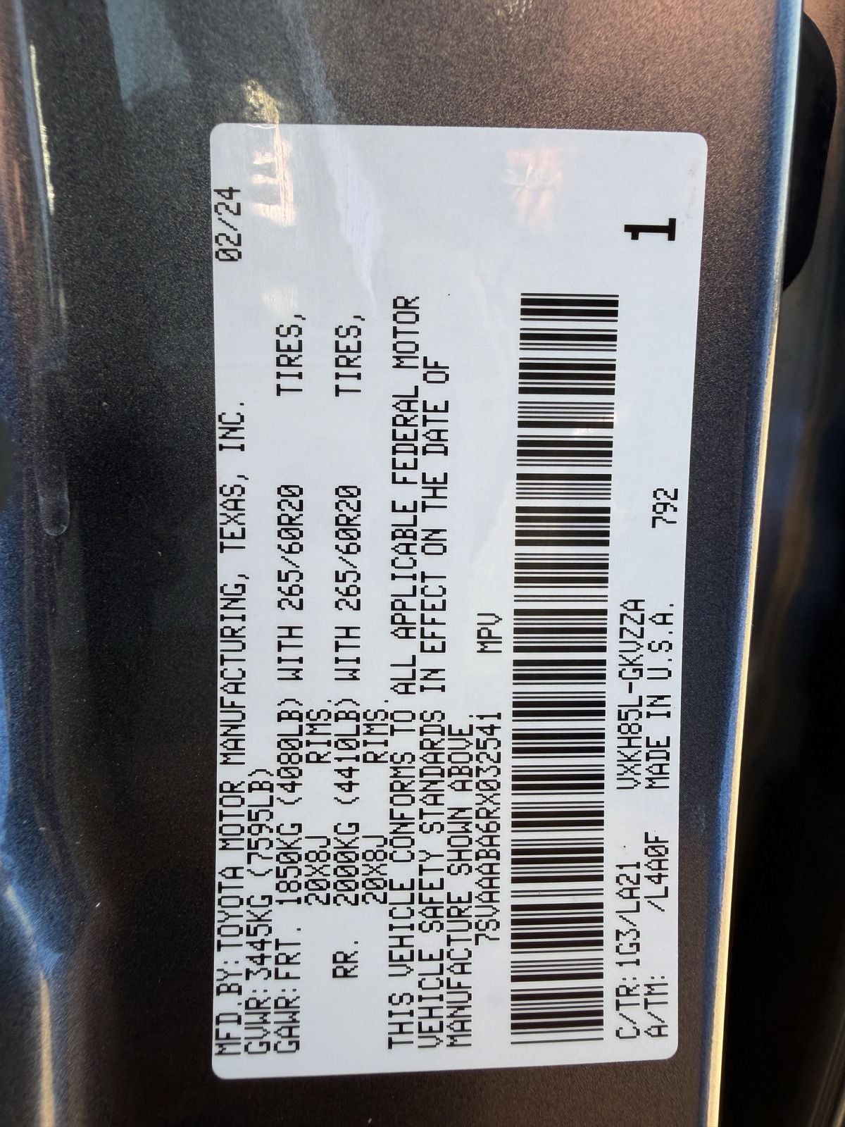 2024 Toyota Sequoia Platinum