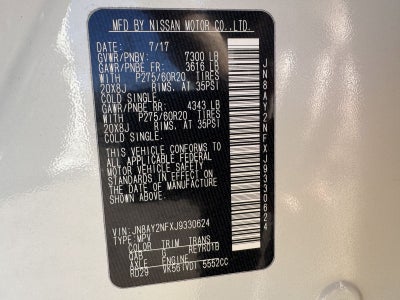 2018 Nissan Armada Platinum