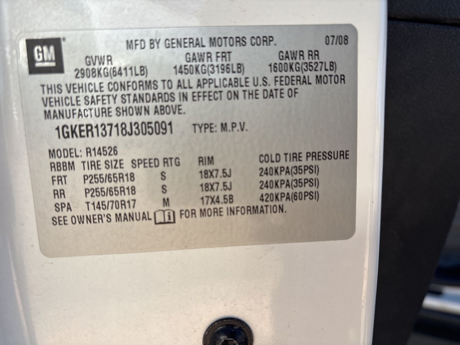 2008 GMC Acadia SLE-1