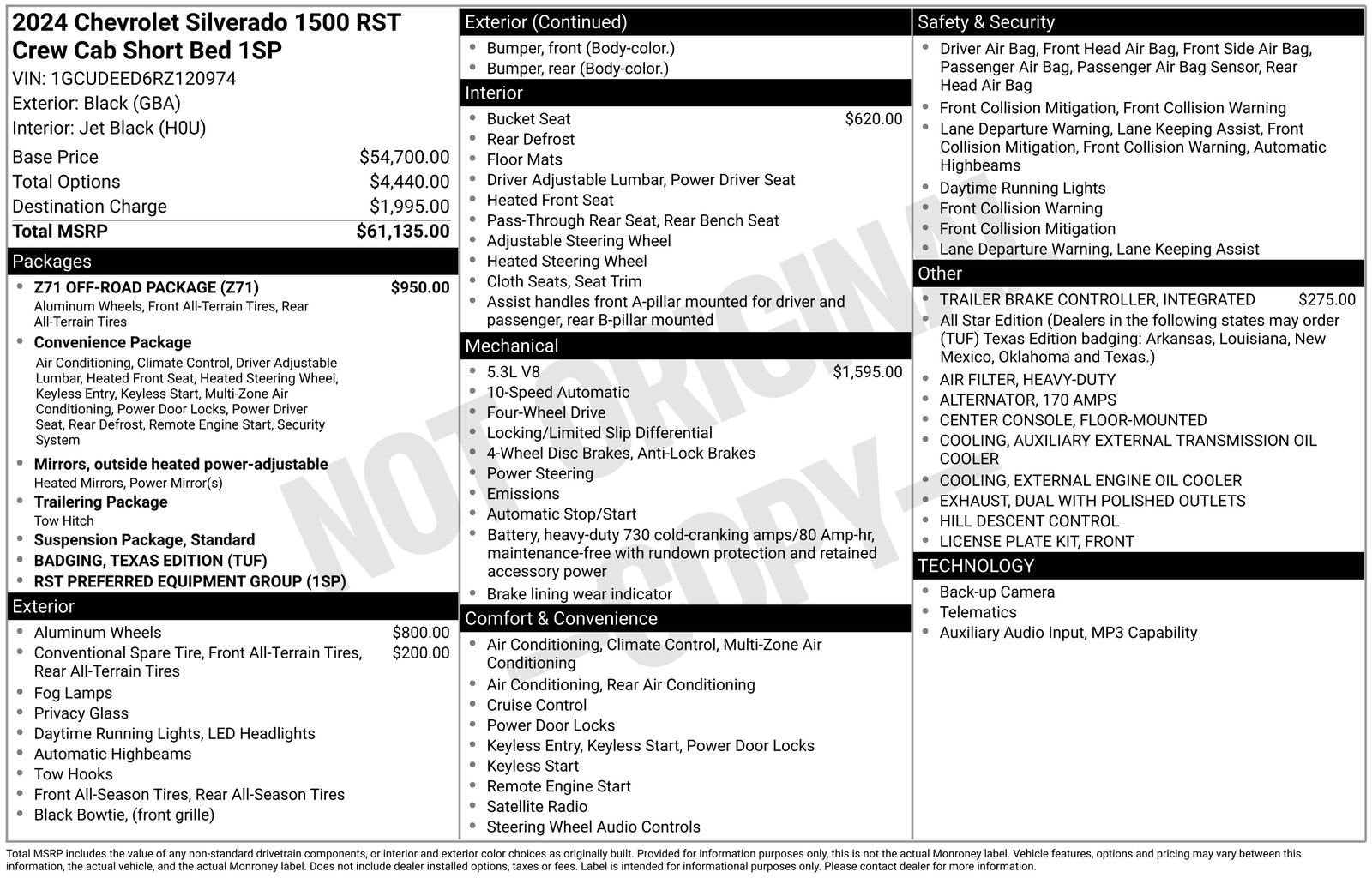 2024 Chevrolet Silverado 1500 RST