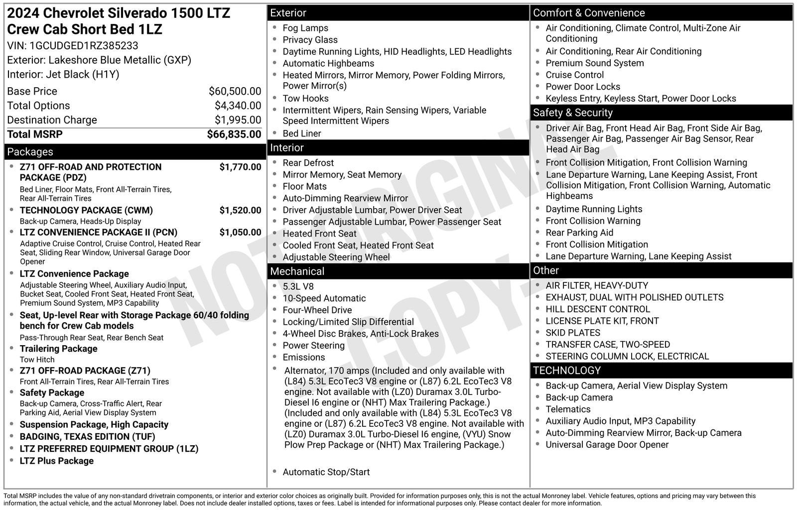 2024 Chevrolet Silverado 1500 LTZ