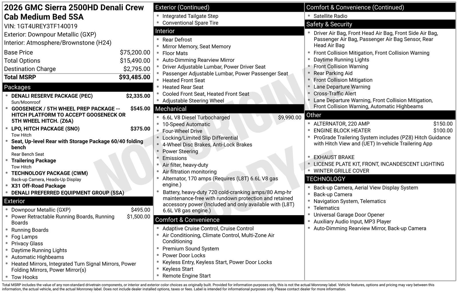 2026 GMC Sierra 2500 HD Denali