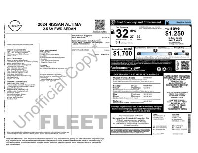 2024 Nissan Altima 2.5 SV