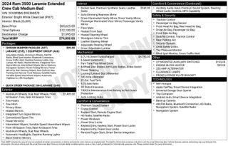 2024 RAM 3500 Laramie Mega Cab 4x4 6'4" Box