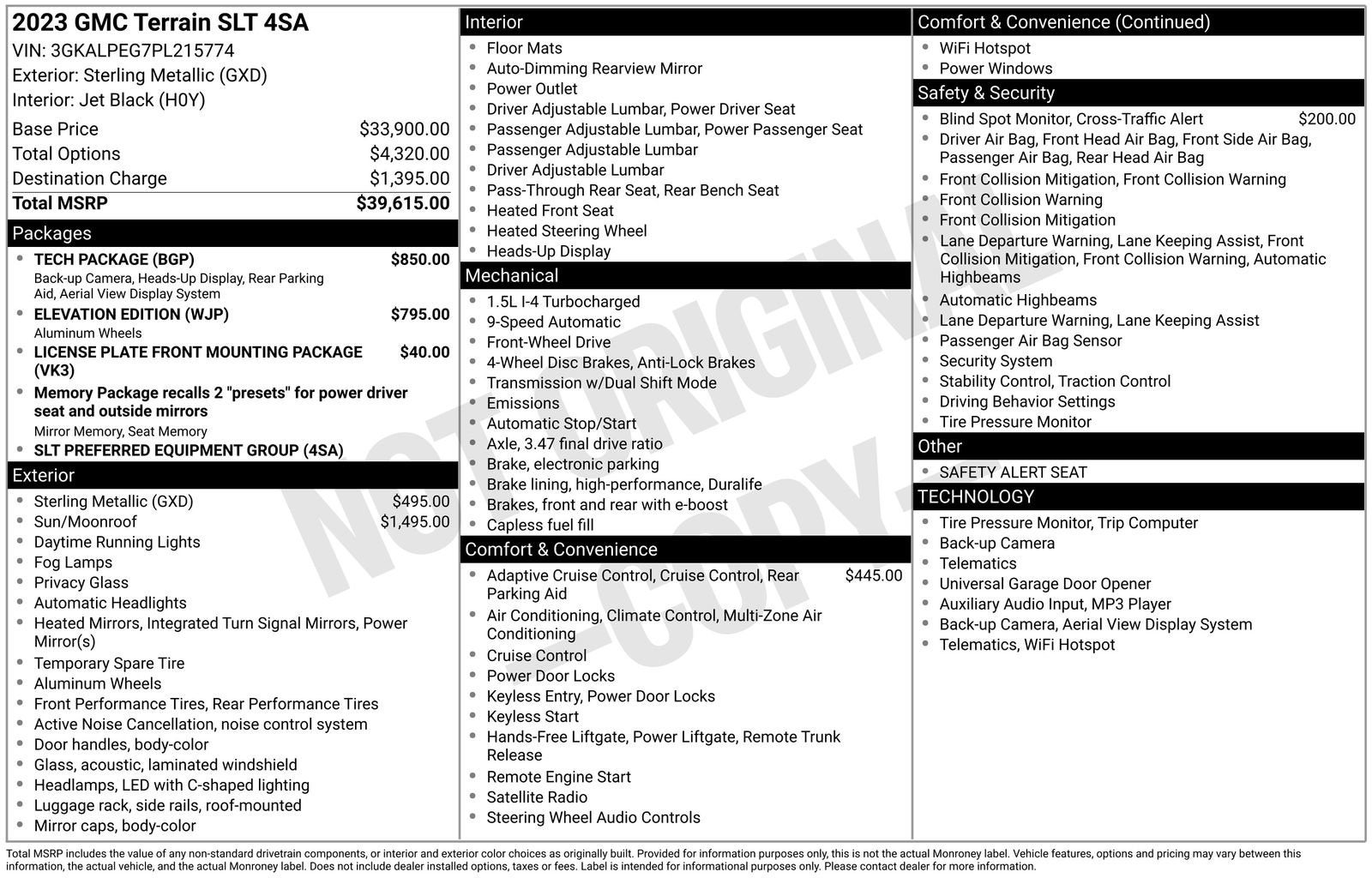 2023 GMC Terrain SLT