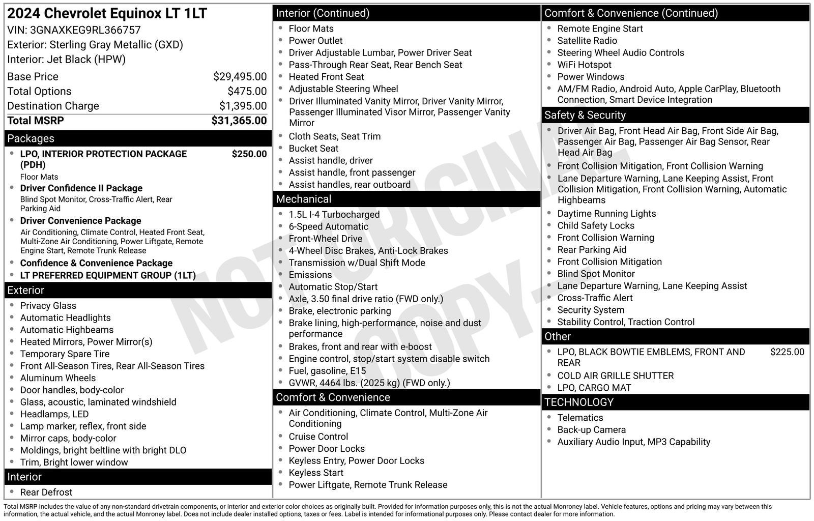 2024 Chevrolet Equinox LT 1.5T's photo