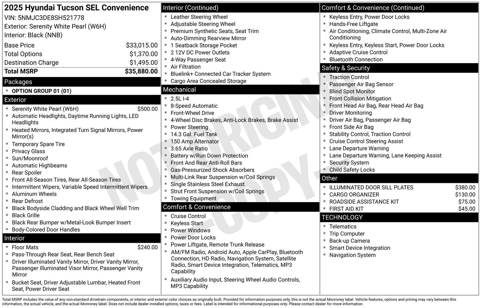 2025 Hyundai Tucson SEL Convenience - Photo 35