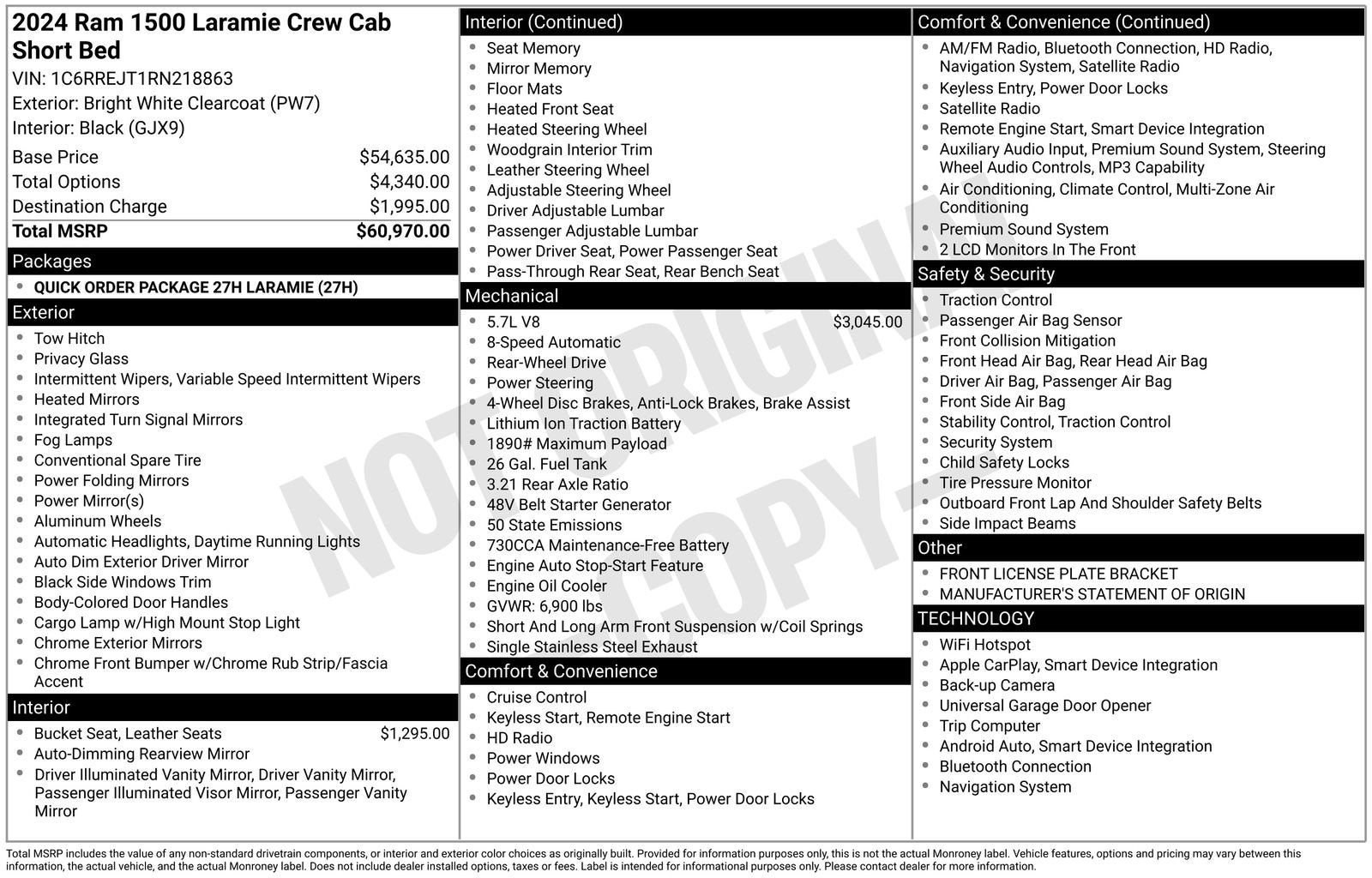 2024 RAM 1500 Laramie