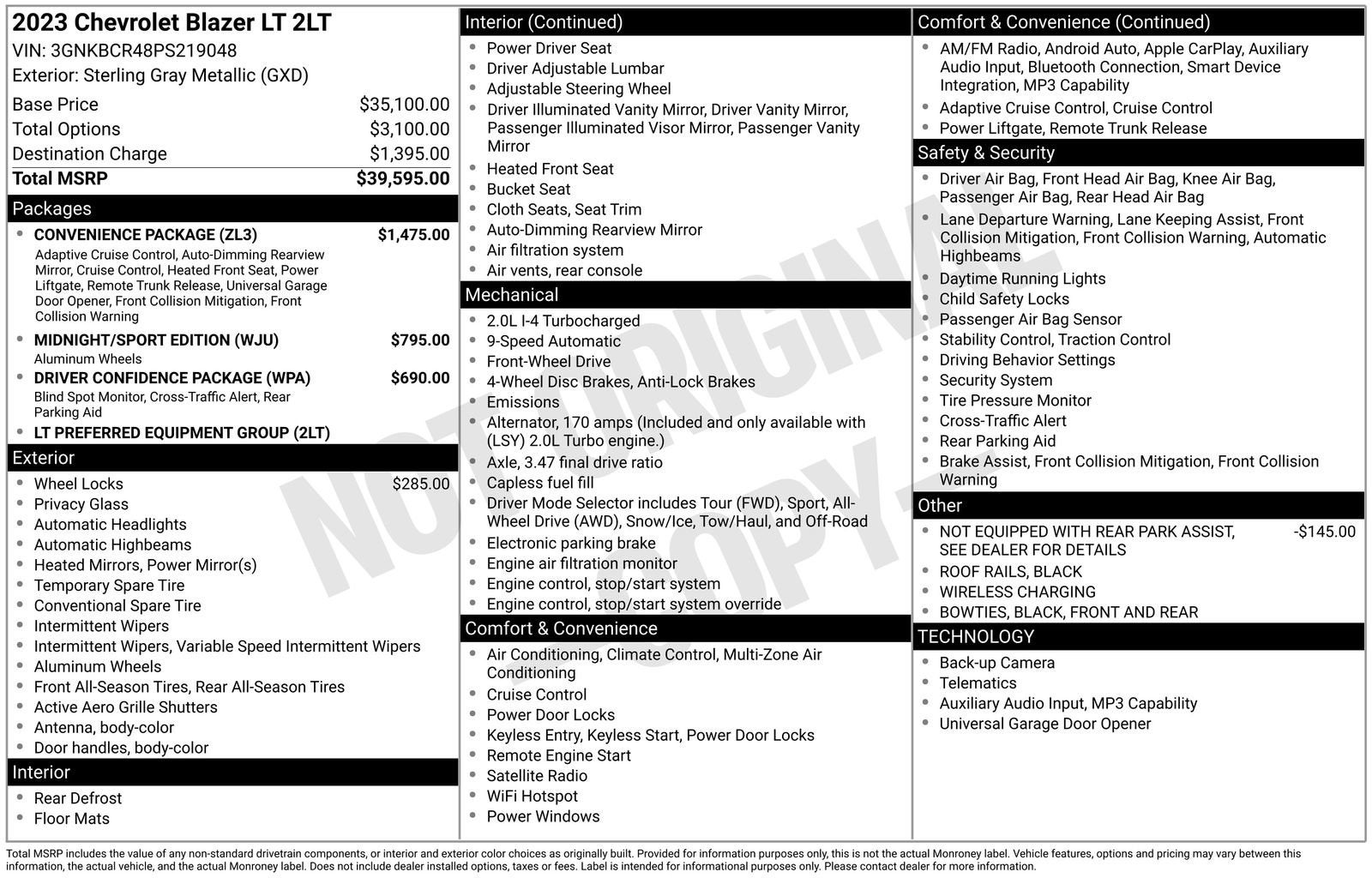 2023 Chevrolet Blazer 2LT