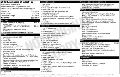 2023 Buick Encore GX Select
