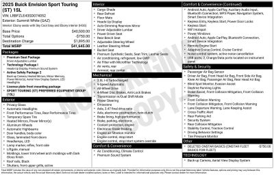2025 Buick Envision Sport Touring
