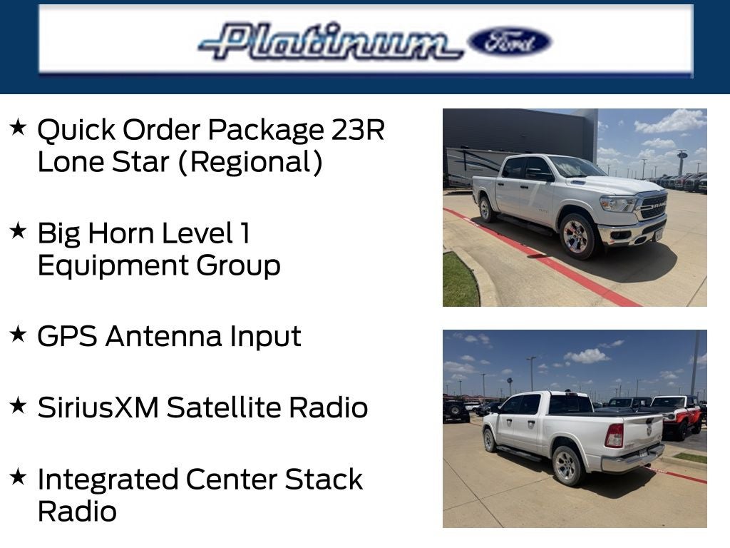 2023 RAM 1500 Big Horn/Lone Star