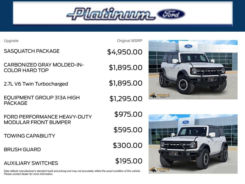 2023 Ford Bronco Outer Banks