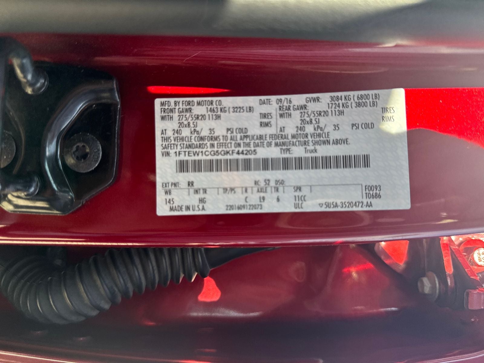 2016 Ford F-150 Lariat