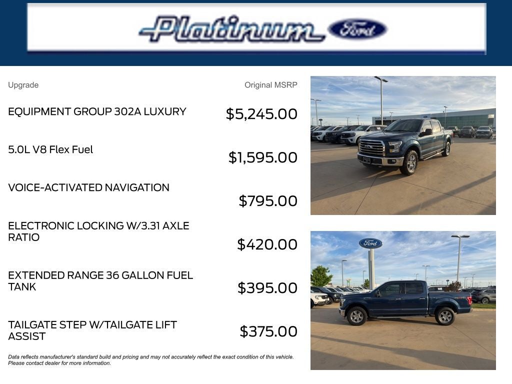 2016 Ford F-150 XLT