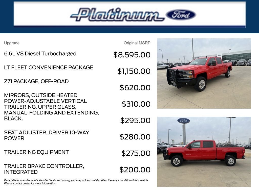 2016 Chevrolet Silverado 2500HD LT