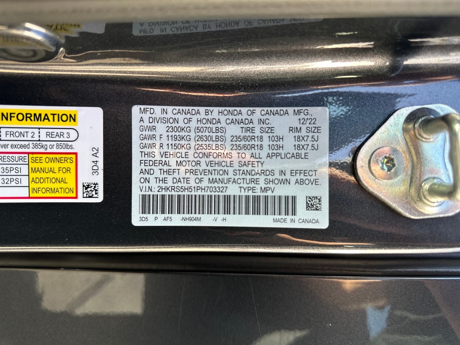 2023 Honda CR-V Hybrid Sport