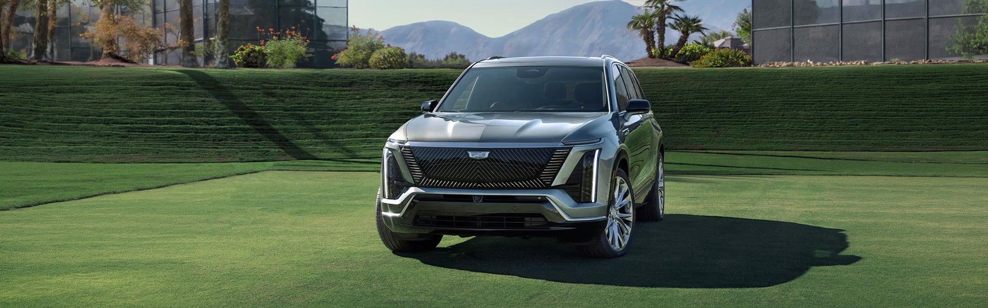 2027 Cadillac VISTIQ showcasing its bold exterior design and modern styling.