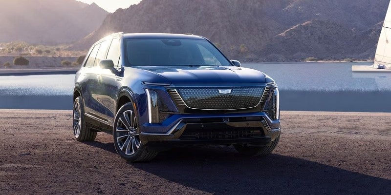 Cadillac VISTIQ showcasing its exterior design
